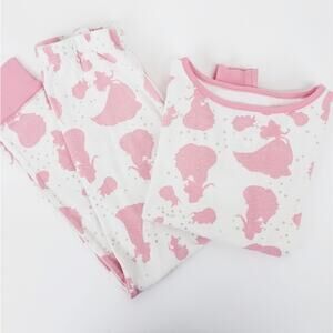 𝅺GAP‎ Disney Sleeping Beauty pajama set Princess pjs Girls size Medium